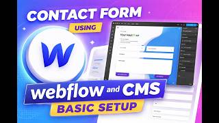 Contact form using webflow and CMS basic setup || Alamgir H Kobir