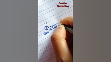 𝐌𝐨𝐧𝐭𝐡 𝐍𝐚𝐦𝐞 𝐃𝐞𝐜𝐞𝐦𝐛𝐞𝐫 𝐢𝐧 𝐂𝐮𝐫𝐬𝐢𝐯𝐞 𝐖𝐫𝐢𝐭𝐢𝐧𝐠✍️ || 𝐇𝐚𝐧𝐝𝐰𝐫𝐢𝐭𝐢𝐧𝐠✍️𝐏𝐫𝐚𝐜𝐭𝐢𝐜𝐞 || 𝐈𝐦𝐩𝐫𝐨𝐯𝐞 𝐇𝐚𝐧𝐝𝐰𝐫𝐢𝐭𝐢𝐧𝐠✍️|| #shorts