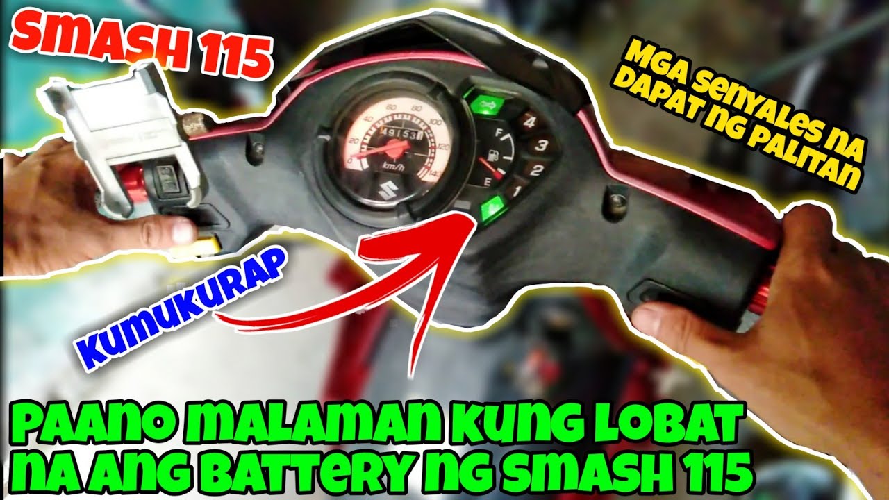 PAANO MALAMAN KUNG LOWBAT NA ANG BATTERY NG SMASH 115 | HOW TO TEST BATTERY GAMIT ANG MULTI TESTER