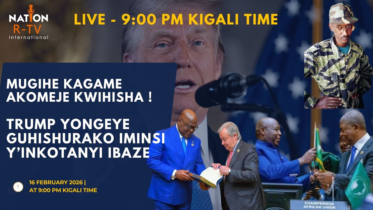 MUGIHE KAGAME AKOMEJE KWIHISHA: TRUMP YAHISHUYEKO IMINSI Y'INKOTANYI IBAZE!