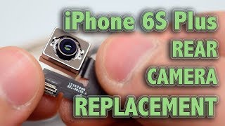 iphone 6S broken back camera lense fix