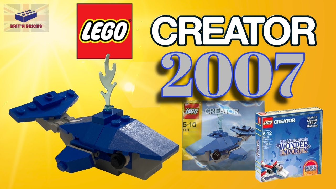 LEGO Creator polybag Set 7871-1 - (2007) Whale - YouTube