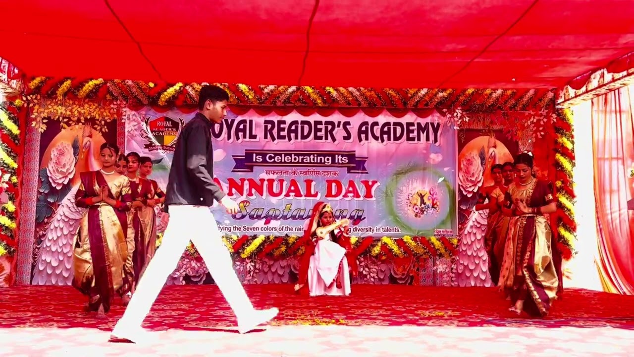 Saraswati Vandana | Annual Day | Royal Readers Academy | Saptrang | Function | Dance | kids | School