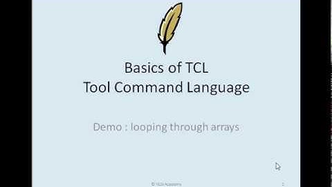 TCL Lecture 6 : Programming in tcl | for loop and foreach loop | Associative Arrays