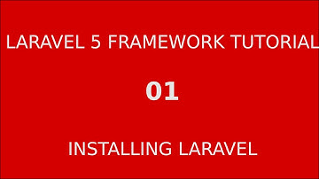 Laravel 5 tutorial for beginners Framework - 01 Installing Laravel