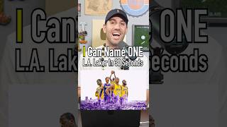 NAME TWENTY LA LAKERS IN THIRTY SECONDS! Can You Name More? #shorts #nba #lakers #lebronjames #kobe