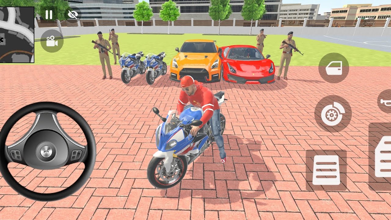 🎮 Franklin Ordered 1️⃣ Farrari & Nissan GT-R Car 🚗 2️⃣ BMW Bike in 🇮🇳 Indian Bike Auto Simulator 