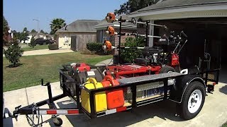 Efficient & Low Cost Lawn Service Trailer Set Up #SideHustle