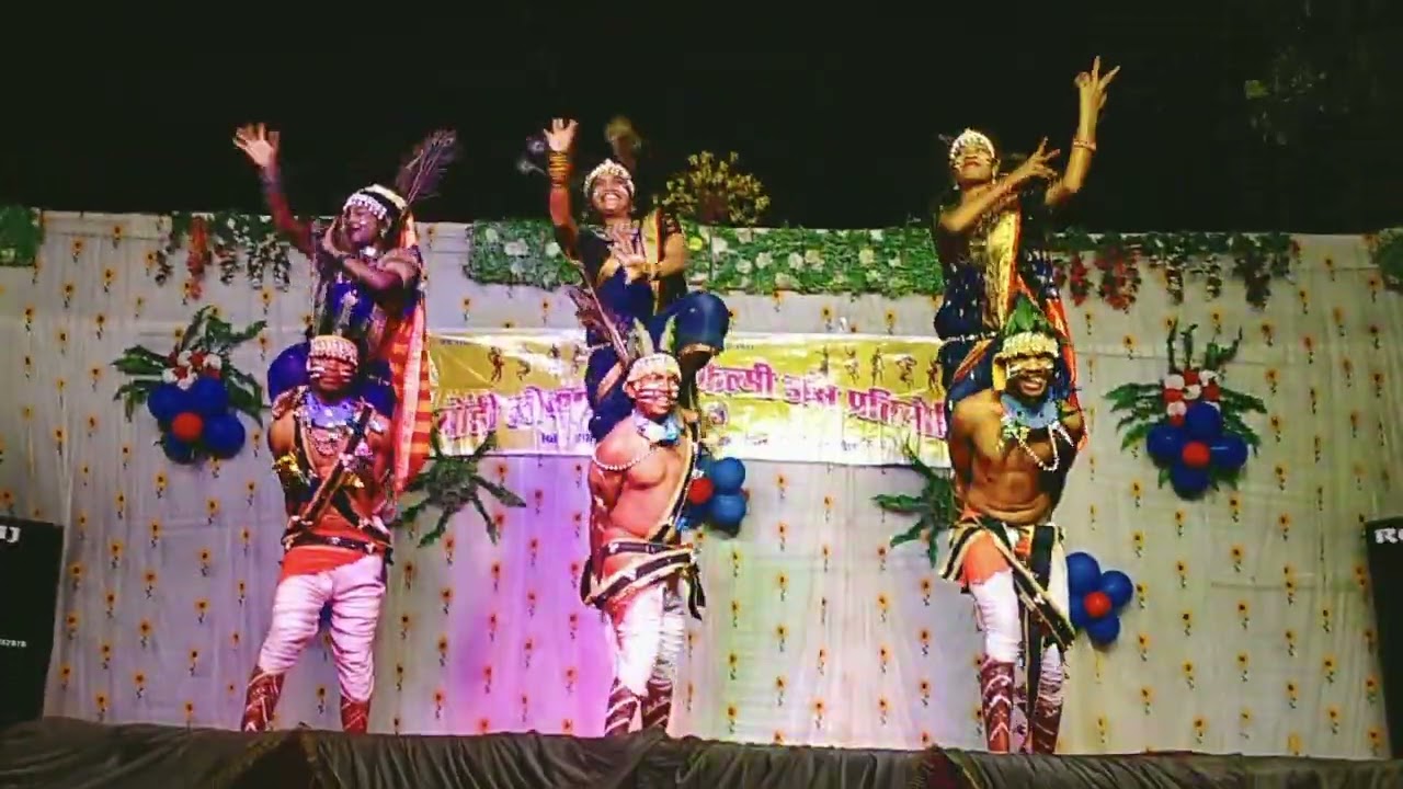 BP GONDI DANCE GROUP CHHATRPUR SARNI DIST. BETUL!! DANCE PROGRAM VILLAGE MATHNI. BHOPALI TEMPLE!