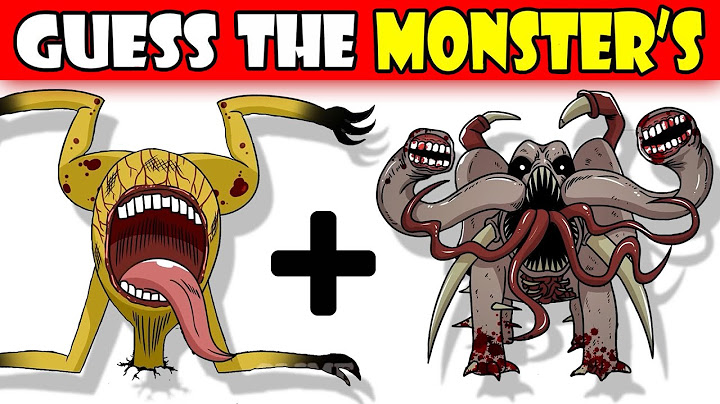 🙀 Guess The MONSTER By EMOJI & VOICE | Zoochosis Horror Game | Kangaroo + Elephant Monster