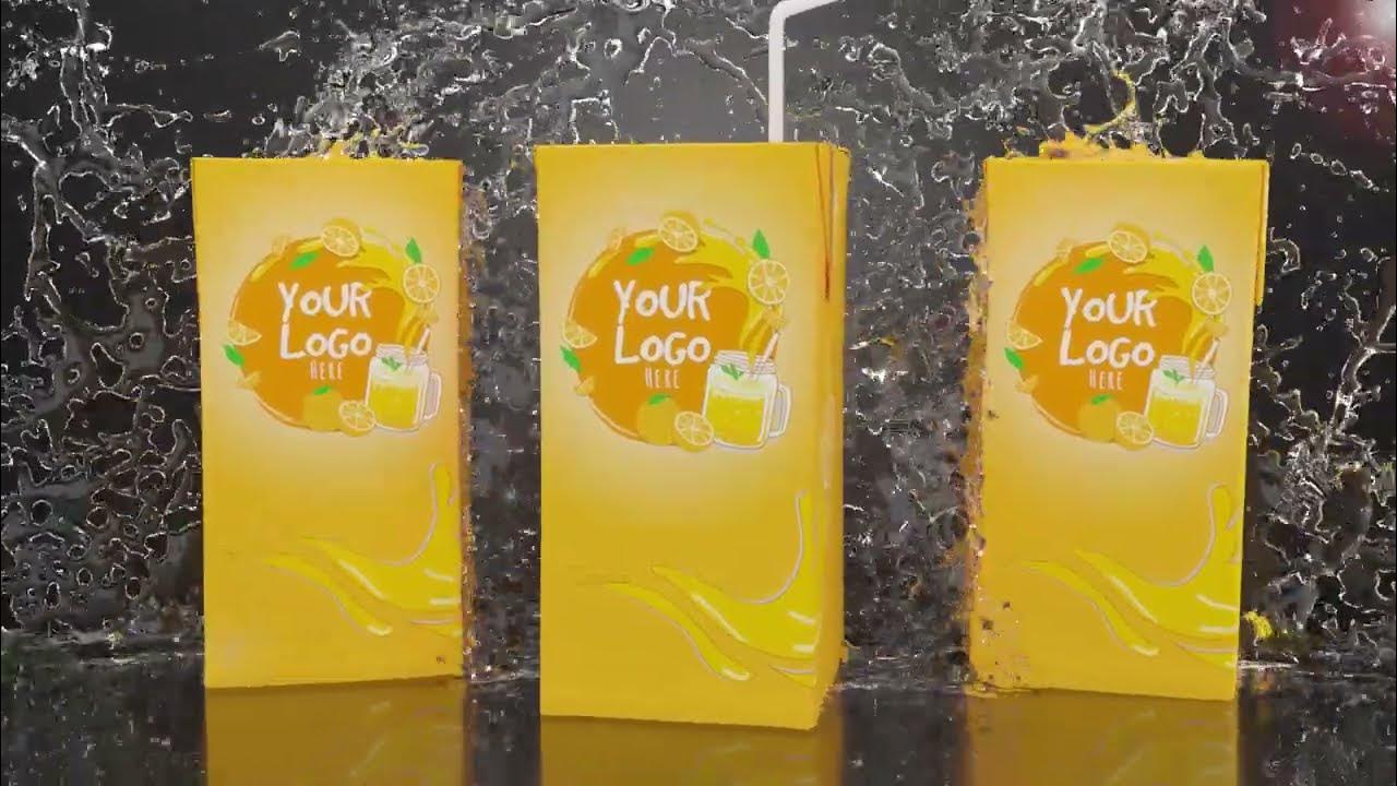 Water Splash with Juice Boxes YouTube