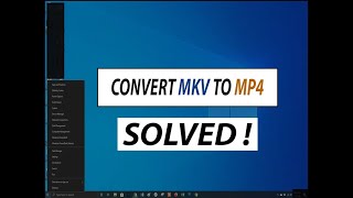 how to convert mkv to mp4 for free