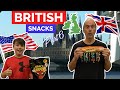 Part 6: American Father and Son Try MORE British Snacks for the First Time! US UK