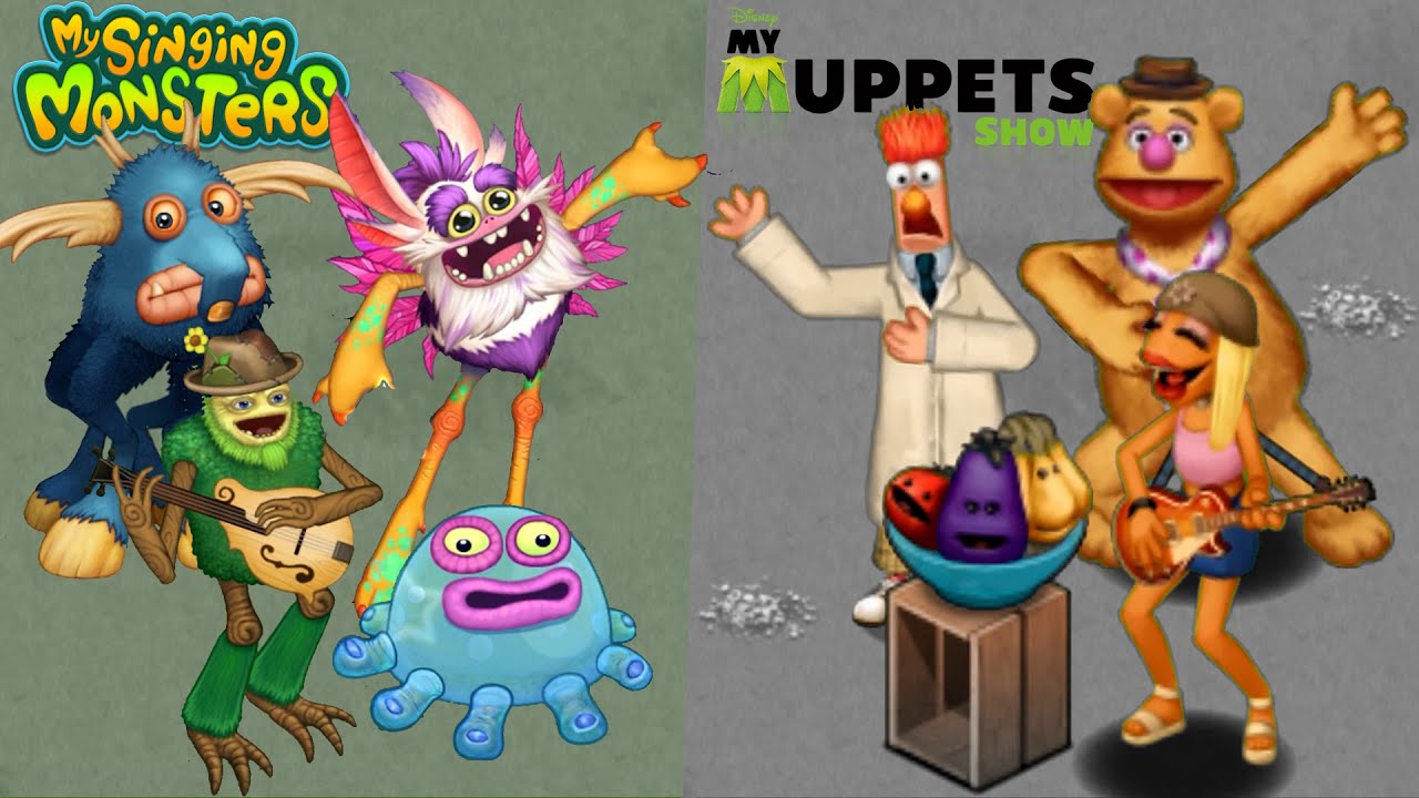 Monsters and Muppets Comparison #5 - Similar Sounds | My Singing Monsters and My Muppets Show