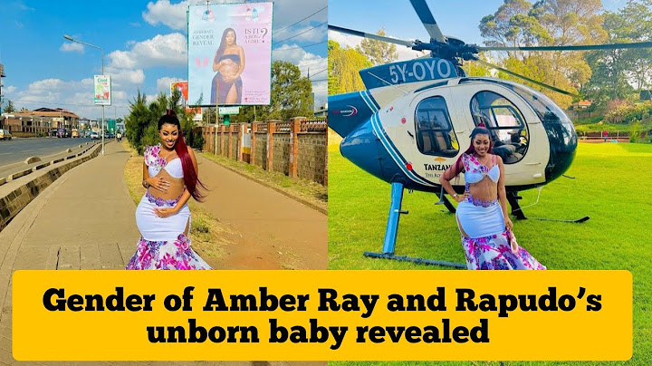 Amber Ray and Kennedy Rapudo's Gender Reveal Party