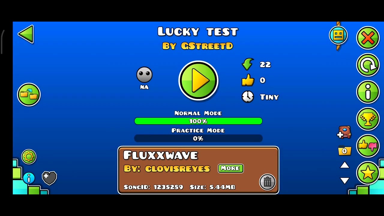 Luck Test Lucky test by GStreetD / Geometry Dash - YouTube