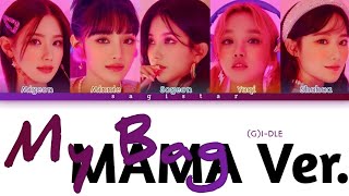 (G)I-DLE ((여자)아이들) - 'My Bag' MAMA Ver. lyrics (color coded lyrics) Resimi