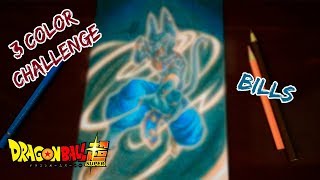 3 Color Challenge #2 | Bills - Dragon Ball Super