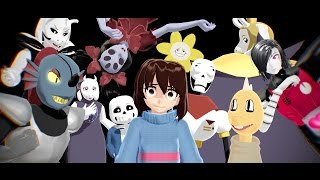 [MMD Undertale] - Enemy 💘 Fire