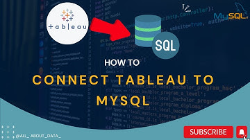 How to connect Tableau with MySql | connector installation  | Sql