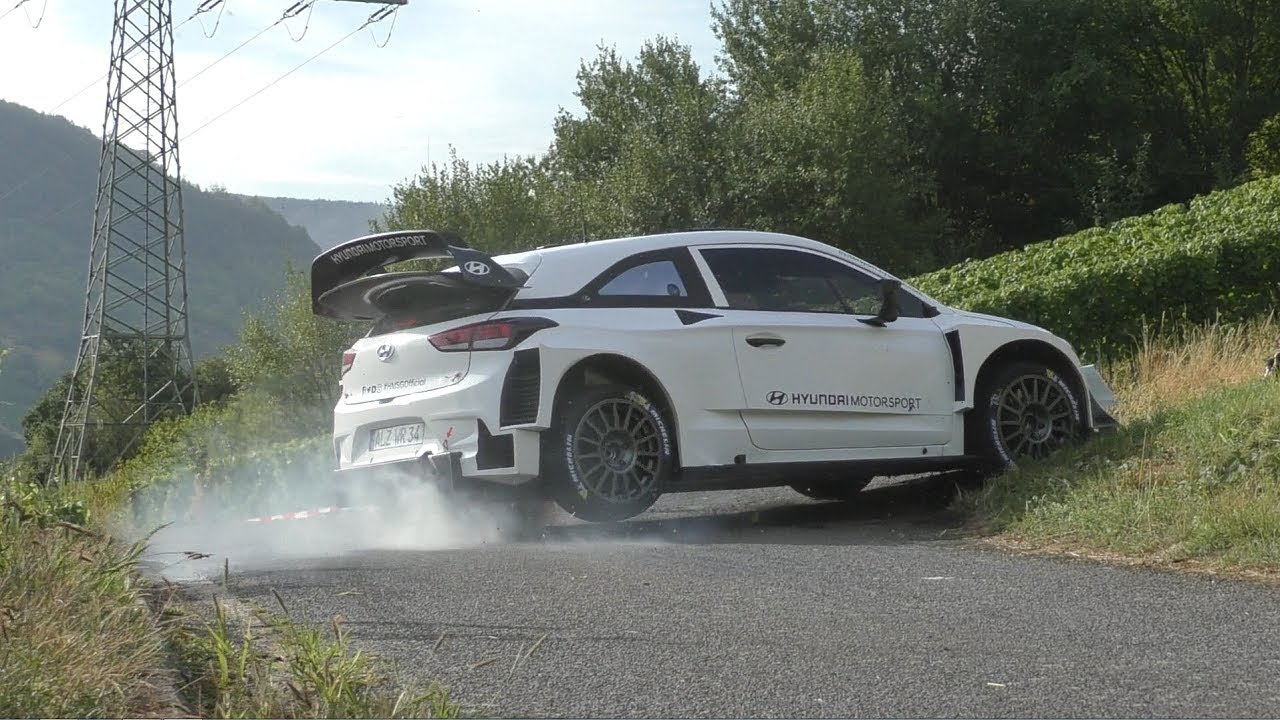 Hyundai I Wrc Andreas Mikkelsen Test Adac Rallye Deutschland 19 Youtube