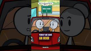 We Have 1 Hour Left😳 | Stickman Funny Animation #shorts #stickman