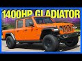 Forza Horizon 4 : 1400 Horsepower Gladiator!! (FH4 Jeep Gladiator)