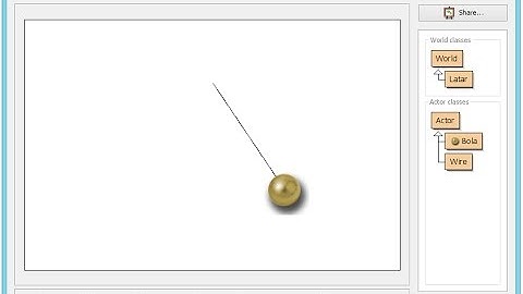 How to Make Simple Pendulum Simulation with Greenfoot