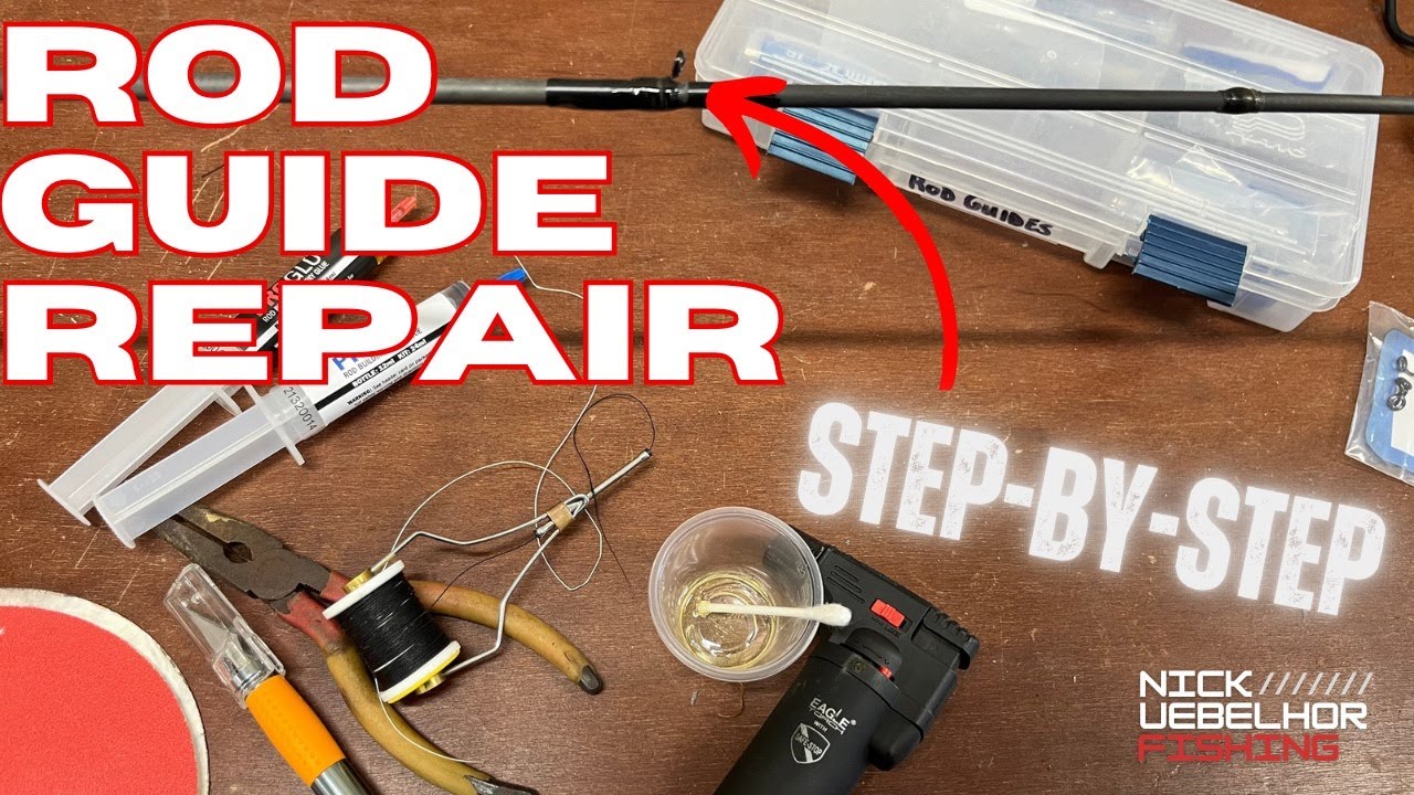 Step-By-Step Fishing Rod Guide Repair! 