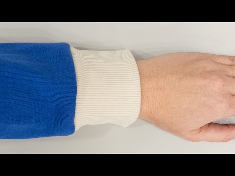 How to Sew a Knitted Sleeve Band - Cuff