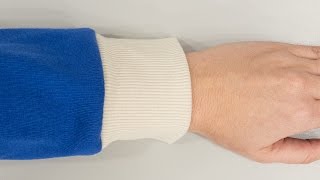 How to Sew a Knitted Sleeve Band - Cuff 