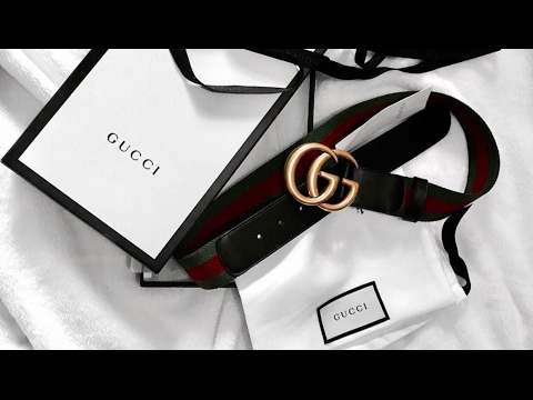 Gucci GG Belt Unboxing - YouTube