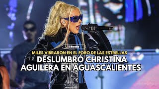 Deslumbró Christina Aguilera en la Feria Nacional de San Marcos