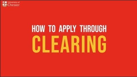 Applying Through Clearing 2024