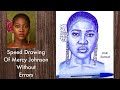 How to draw mercy johnson with pen