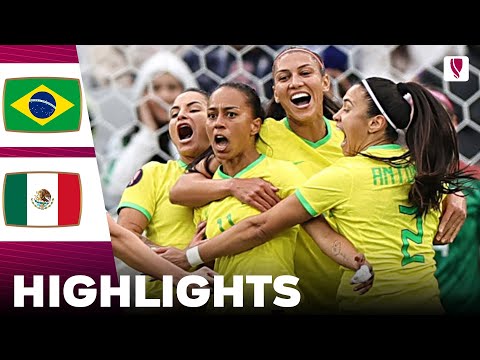 Brazil vs Mexico | Highlights | Concacaf W Gold Cup Women's Semi Final 06-03-2024