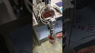 TS210 semi-automatic high viscosity thick rotor vane pump butter honey soap liquid filling machine