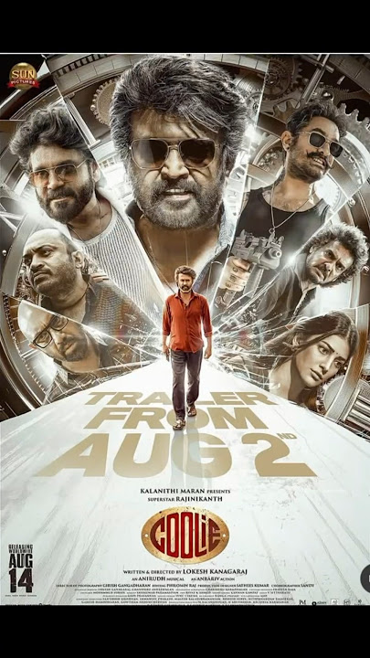 Coolie Trailer Release Date | Rajnikant | Amir Khan |#shortsfeed #shorts #coolie