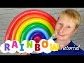 🌈 Rainbow Balloon Tutorial - How to Make a Balloon Rainbow Arch 🌈 #balloonrainbow #rainbowballoon