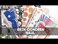 My Erin Condren Haul | Fall 2021