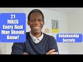 21 Rules Every Real Man Needs To Know!