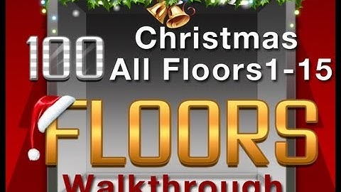 100 Floors - Christmas Tower Floors 1-15 Walkthrough All Levels