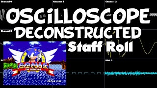 Sonic 1 - Staff Roll - Oscilloscope Deconstruction