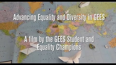 Advancing Equality and Diversity in the School of Geography, Earth and Environmental Sciences