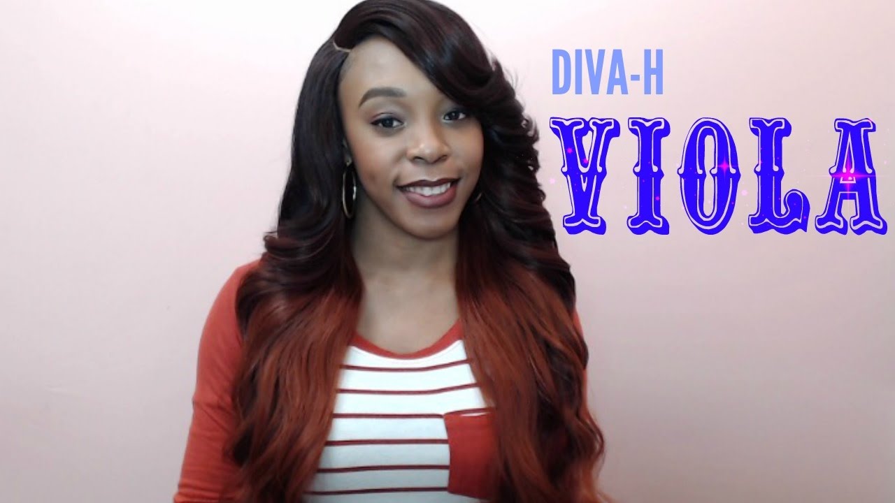 Zury Sis Diva Collection Synthetic Hair Pre Tweezed Part Wig - DIVA H VIOLA --/WIGTYPES.COM