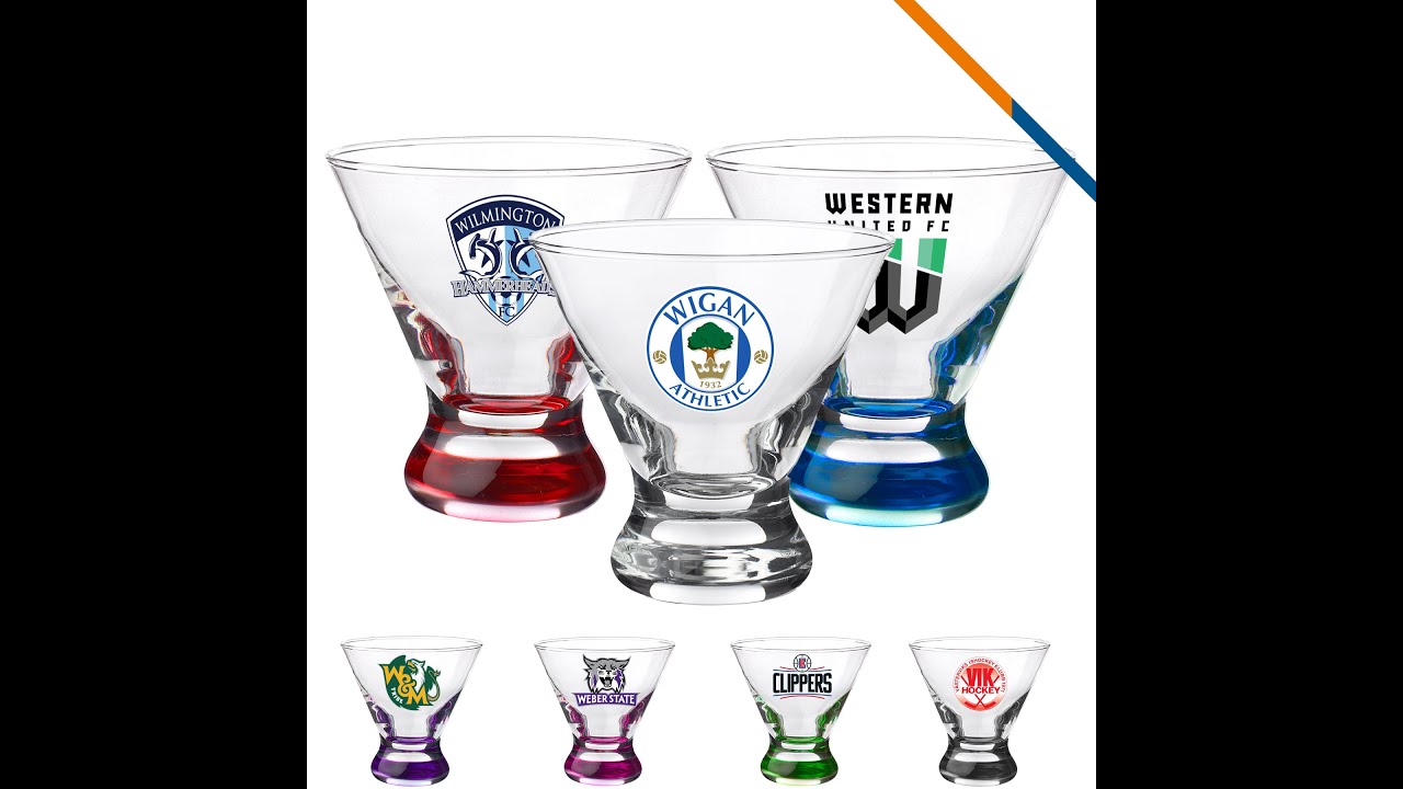 AU GW9G Libbey Latery Stemless Martini Glasses - 8.25 OZ.