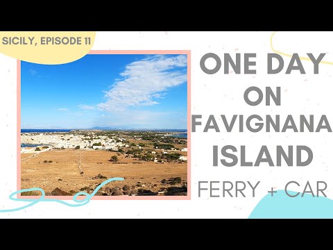 Favignana island, Italy. One day tour. Our experience.