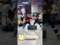 Incredible Energy! Young Students Practice Kickboxing and Self-Defense