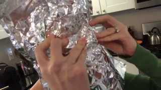 Mask Step 1: Aluminum Foil Mold