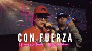 Nuevas Criaturas - CON FUERZA (Video Oficial ft. M Aqui Adonai) CUMBIA CRISTIANA 2023
